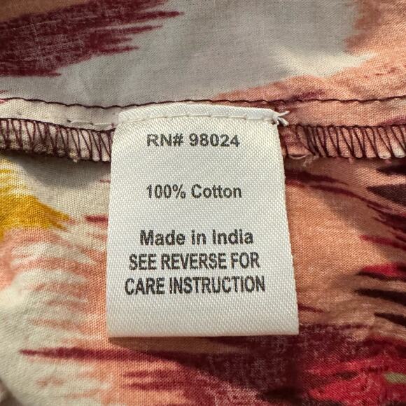 Love the Label Anthropologie Painterly Open-Back Blouse Crop Top | Size XS - Picture 9 of 10